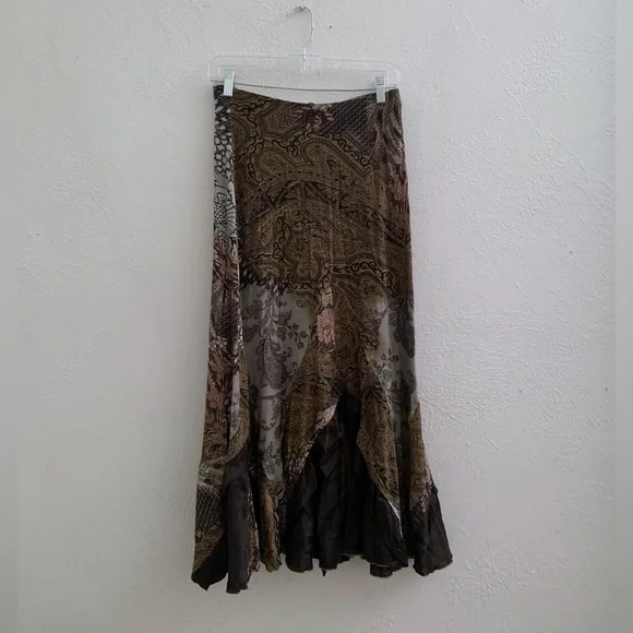 Roberto Cavalli patchwork maxi skirt - Picture 1 of 3